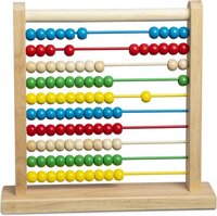 Melissa & Doug Abacus | Rekenbord | Montessori speelgoed 1 jaar | Ontwikkelingsspeelgoed | Baby speelgoed | Problemen oplossen | Speelgoed 1 2 3 jaar | Cadeau voor jongens en meisjes