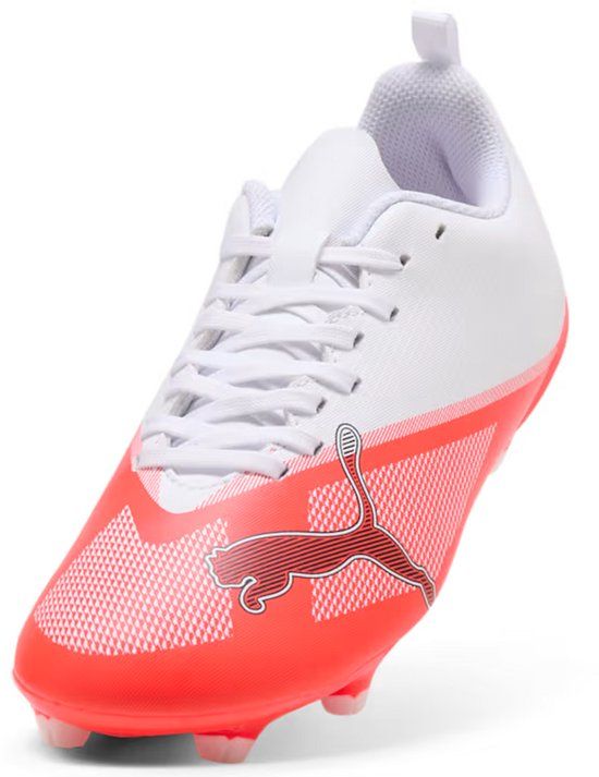 PUMA Jeugd ULTRA 7 PLAY FG/AG Voetbalschoenen 109164-01 Red Black White