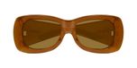 Saint Laurent SL 901 Howl Lunettes de soleil carrées unisexe marron 61mm