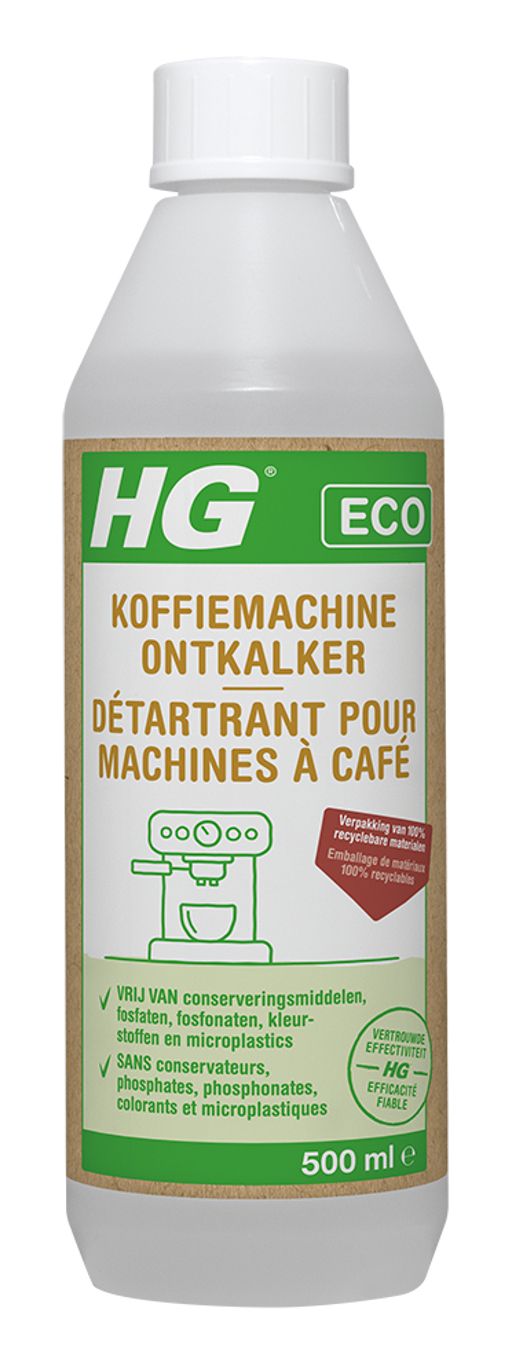 HG ECO Koffiemachine Ontkalker Citroenzuur 500ml - Geschikt voor Espresso- en Padkoffiemachines