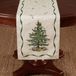 Spode Stoffen tafelloper, keukentafelaccessoires, woondecoratie voor de feestdagen (Spode kerstboomcollectie, 36 × 229 cm)