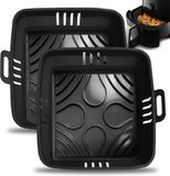 Unyqoos® 22 cm Airfryer Moule en silicone Lot de 2