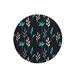 Questo Casa Ronde Digitally Printed Mouse Pad, Non-Slip Bottom, for Office and Home, Diameter: 22 cm