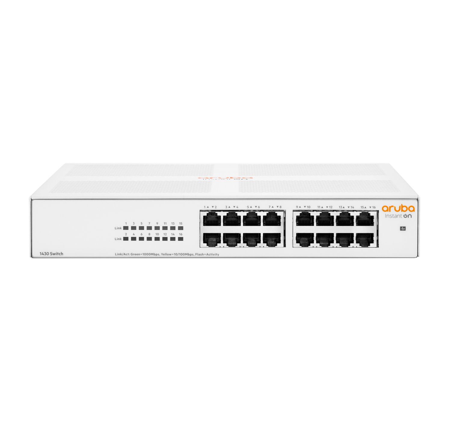 Aruba Instant On 1430 16G Unmanaged L2 Gigabit Ethernet Switch - White