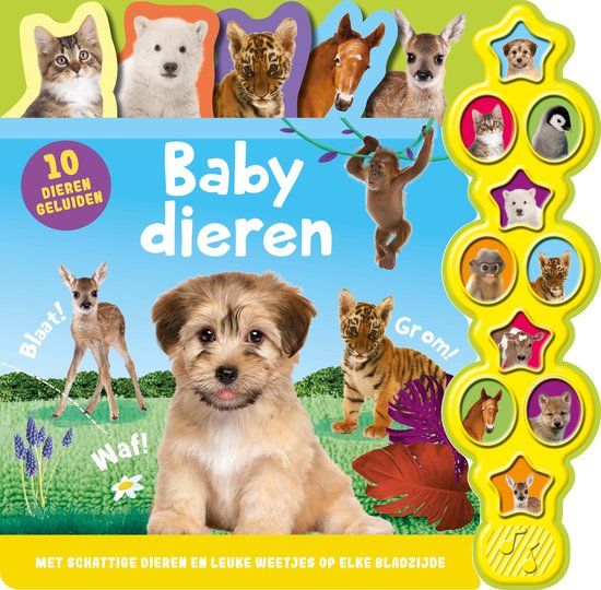 Geluidenboek Babydieren: Met schattige dieren en leuke weetjes op elke bladzijde