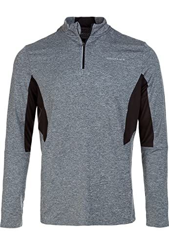 Endurance Heren functioneel shirt LANBARK M midlayer - Mid Grey Melange - Maat S