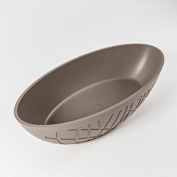 Mondiaz HOLM Vrijstaand Bad - 180x85cm - Smoke - BK75341126