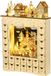 HOMCOM Kerst Adventskalender Hout Naturel 36x9x52cm