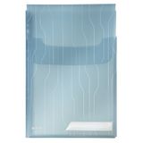 Leitz CombiFile 47270035 Maxi zichthoezenset, 3 stuks, A4-formaat, uitrekbaar voor meer capaciteit, blauw met mat oppervlak, afsluitklep ter bescherming van de inhoud, 0,20 mm PP-folie
