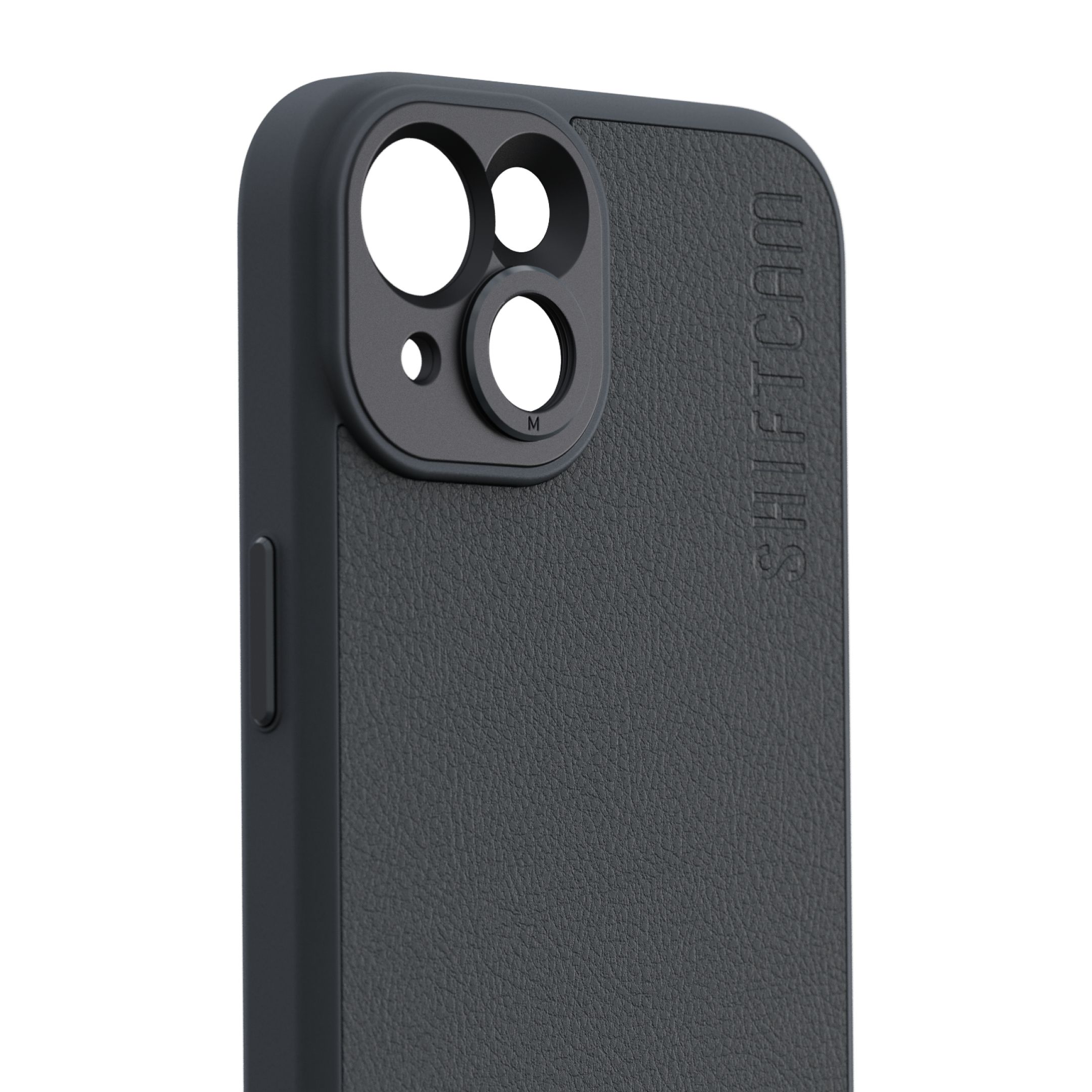 ShiftCam iPhone 14 Case - Charcoal - Vegan Leather - MagSafe - Drop Proof