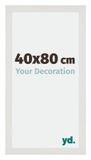 yd. Cadre photo 40x80 cm Blanc mat MDF Mura