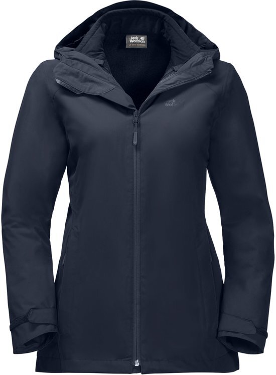 Jack Wolfskin Norrland 3in1 Jas - Dames - Midnight Blue