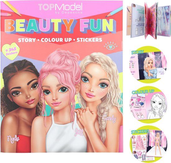 Depesche TOPModel Kleurboek - BEAUTY FUN