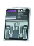 McGard 27.287SUB - Set wielzekeringsschroeven kegelband 60° M14x1,5 SW17 totale lengte 55,4 mm schachtlengte 34,0 mm zwart