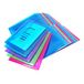 Rapesco 1498 ECO Gerecyclede Documentenmappen met Drukknoop, A5, 25 Stuks