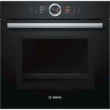 Bosch Serie 8 HNG6764B6 - Four encastrable - Noir - 67L - Micro-ondes - Pyrolytique