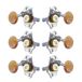 Grover V97-18CAA Originele Sta-Tite machinekop met acryl amber knop en 18:1 overbrengingsverhouding, verticaal - gitaarmachine koppen, 3 + 3 - chroom
