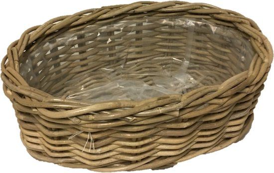 Van der Leeden Mand Pot ovaal l44b32h15cm