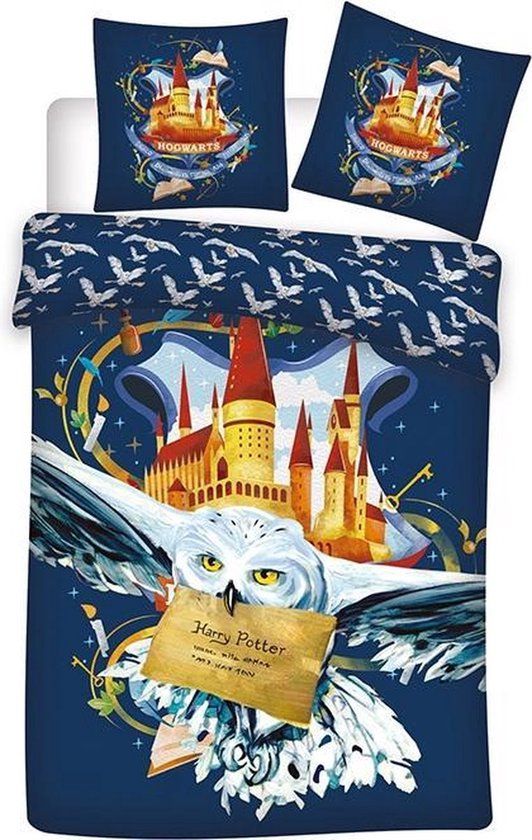 4KidsOnly Harry Potter Dekbedovertrek Hedwig- 140 x 200 cm Polyester