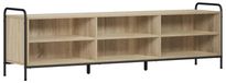 Syfax Sonoma Eiken Tv-meubel 140 x 39,5 x 50 cm Bewerkt hout