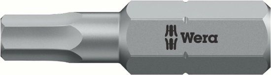 Wera 05135076001 1/4" Hex-Plus Inbus Bit - 1/4" x 25mm