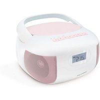 Metronic Bluetooth MP3-cd-speler Eden Pastelroze met USB-poort