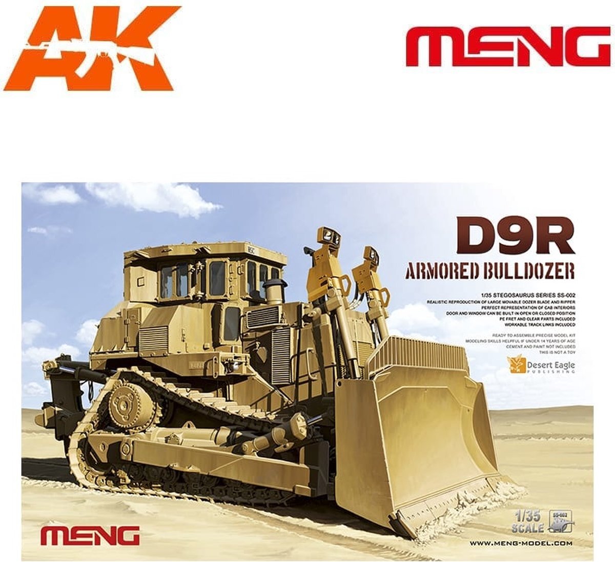 meng D9R Armored Bulldozer - Scale 1/35 - Meng Models - MM SS-002