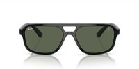 Ray-Ban Rb 4414m Lunettes de soleil unisexe noir géométrique vert 58mm
