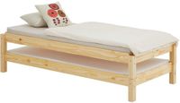 IDIMEX Stapelbed RINO 80 x 190 cm massief hout naturel