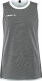 Craft Progress Reversible Basket Singlet W 1911110 - Black/White - XXL