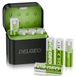 Piles AA Lithium, set de 8, avec chargeur rapide (2,5 h) – 3600 mWh, 2000 cycles de charge et chargement Type-C