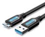 Vention COPBF câble USB USB 2.0 1 m USB A Micro-USB B Noir