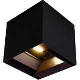 V-TAC VT-409CCT-B 23770-1 Lampe murale à énergie solaire avec détecteur de mouvement LED 9 W Noir