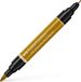 Faber-Castell Pitt Artist Pen Duo Marker 268 Groen Goud