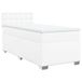 vidaXL Boxspringbed met matras, kunstleer, wit, 200x200 cm