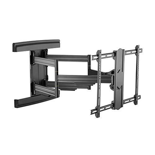 RICOO TV TV-muurbeugel, plat, draaibaar, kantelbaar N0222 Universele tv- beugel voor 19-47 inch (tot 30 kg, Max-VESA 200x200) gebogen LCD OLED-scherm