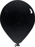 Securit® Silhouette ballonvormig wandkrijtbord in zwart
