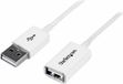 StarTech 1 m witte USB 2.0-verlengkabel A-naar-A - M/F