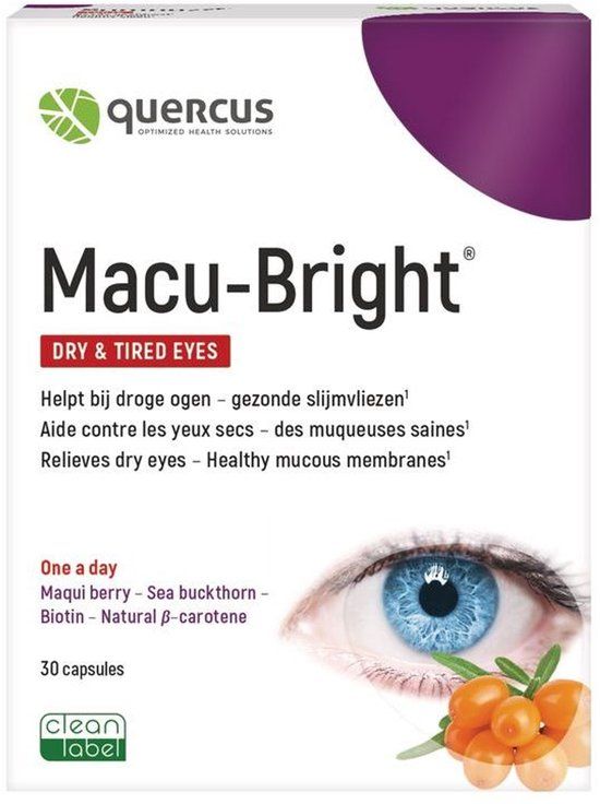 Quercus OAK Pharma Quercus Macu-Bright Capsules 30CP