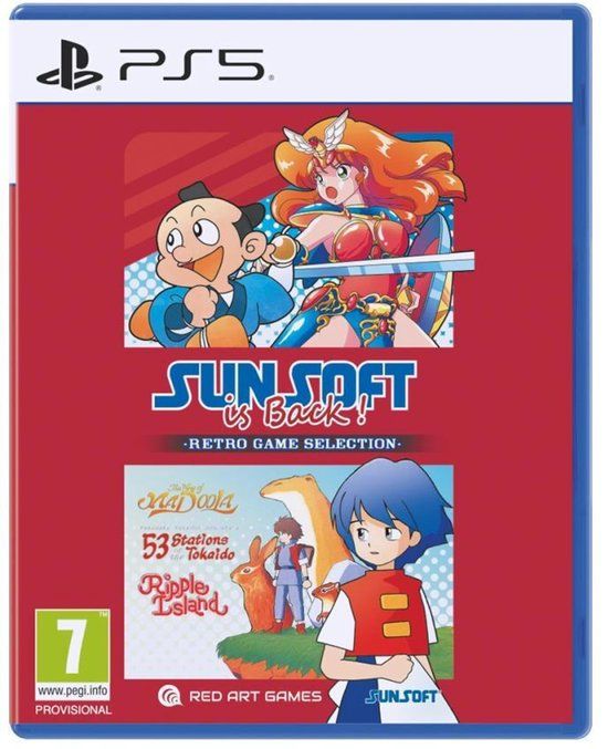 Sasu Red Art Games PS5 Sunsoft is Back! Retro Game Selection