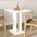 FMD Eettafel - Wit - 70 cm