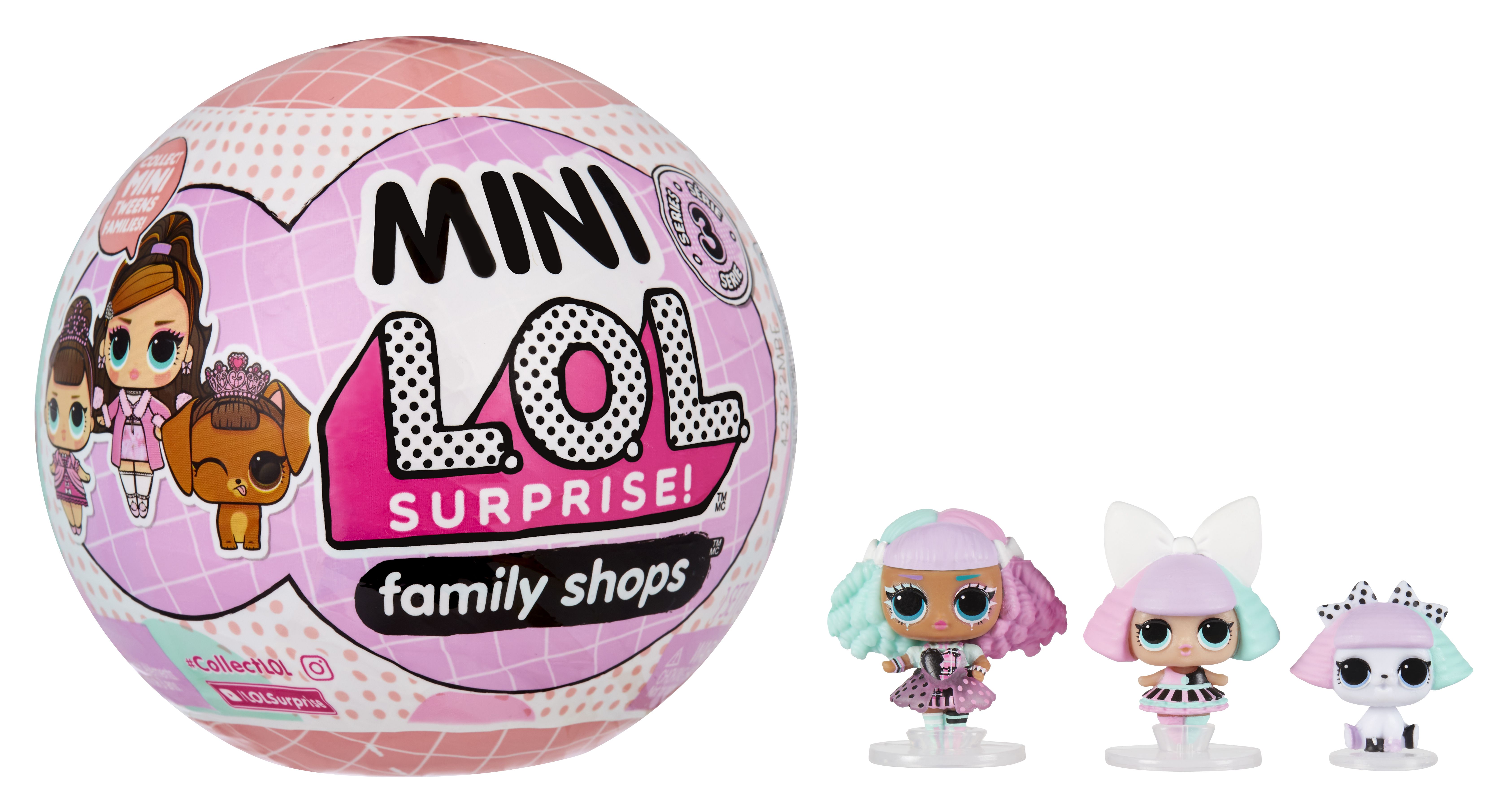 L.O.L. Surprise! Mini Family Asst S3 - Mini Doll - Assorted Colors
