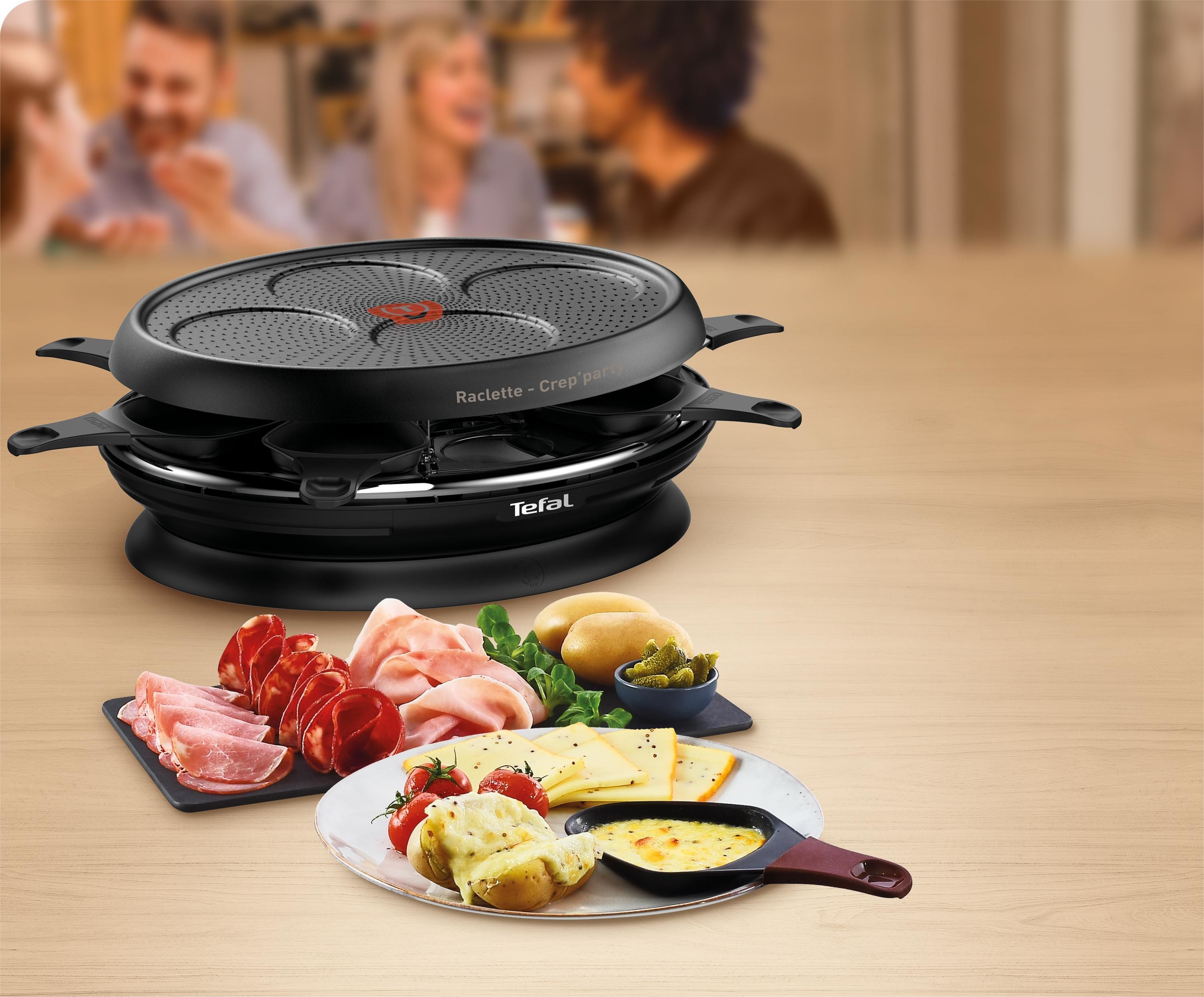 Tefal Store'Inn RE320812 Raclette - 8 Personen - Zwart