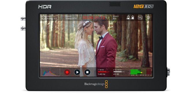Blackmagic Design HYPERD/AVIDA12/5HDR 7" Broadcast Monitor