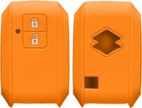 kwmobile autosleutel hoesje geschikt voor Suzuki 2-knops autosleutel Keyless Go hoes - TPU autosleutel behuizing - Beschermende auto sleutel case - Sleuteletui in fruitig oranje