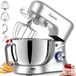 Robot pâtissier - 1000 W - bol de 5 litres en acier inoxydable - Noir