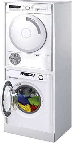 Negrari Meubelzuil voor wasmachine/droger, wit