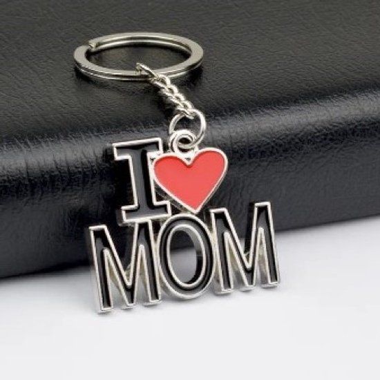 Go Go Gadget I Love Mom Sleutelhanger - Zilver - Unisex