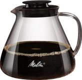 Melitta Koffiekan 1L Zwart/Transparant Glas