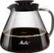 Melitta Koffiekan 1L Zwart/Transparant Glas